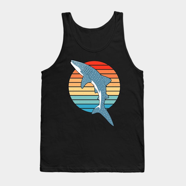 Whale Sharks Vintage Sunset Tank Top by NicGrayTees